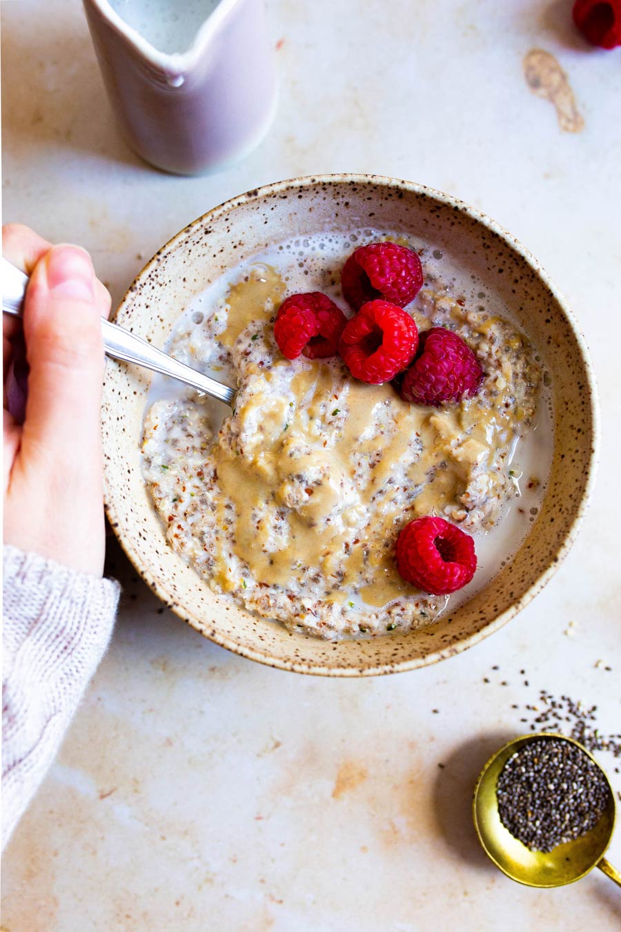 Easy Grain-free Porridge (Paleo, Whole30, Gluten-free, Vegan) via Food by Mars
