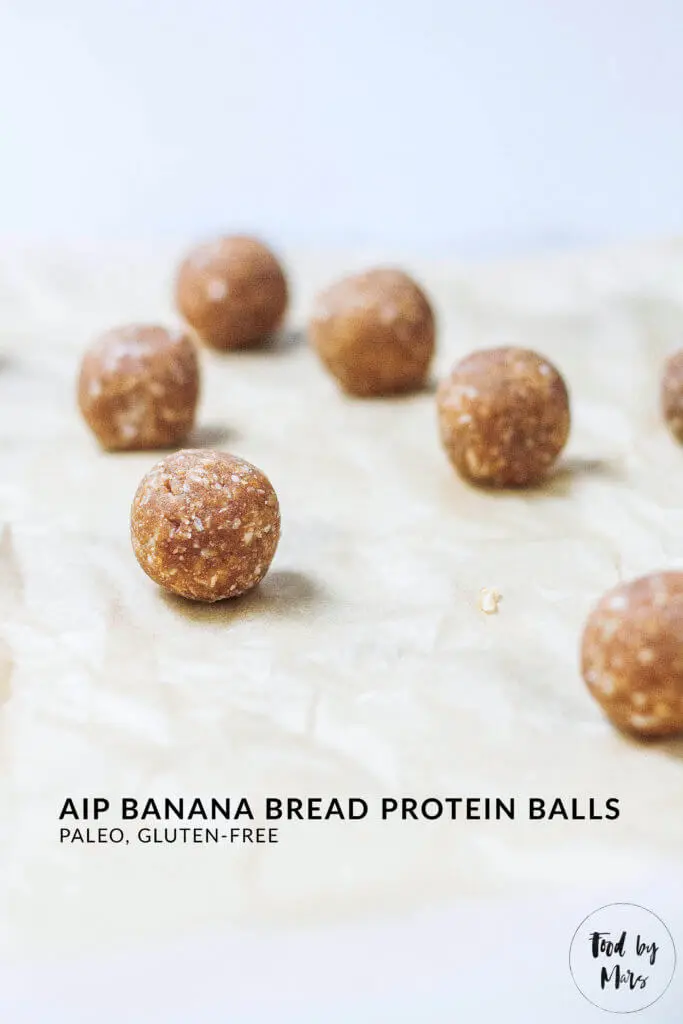 Banana Bread Protein Balls (AIP, Paleo & Gluten-free) via Food by Mars