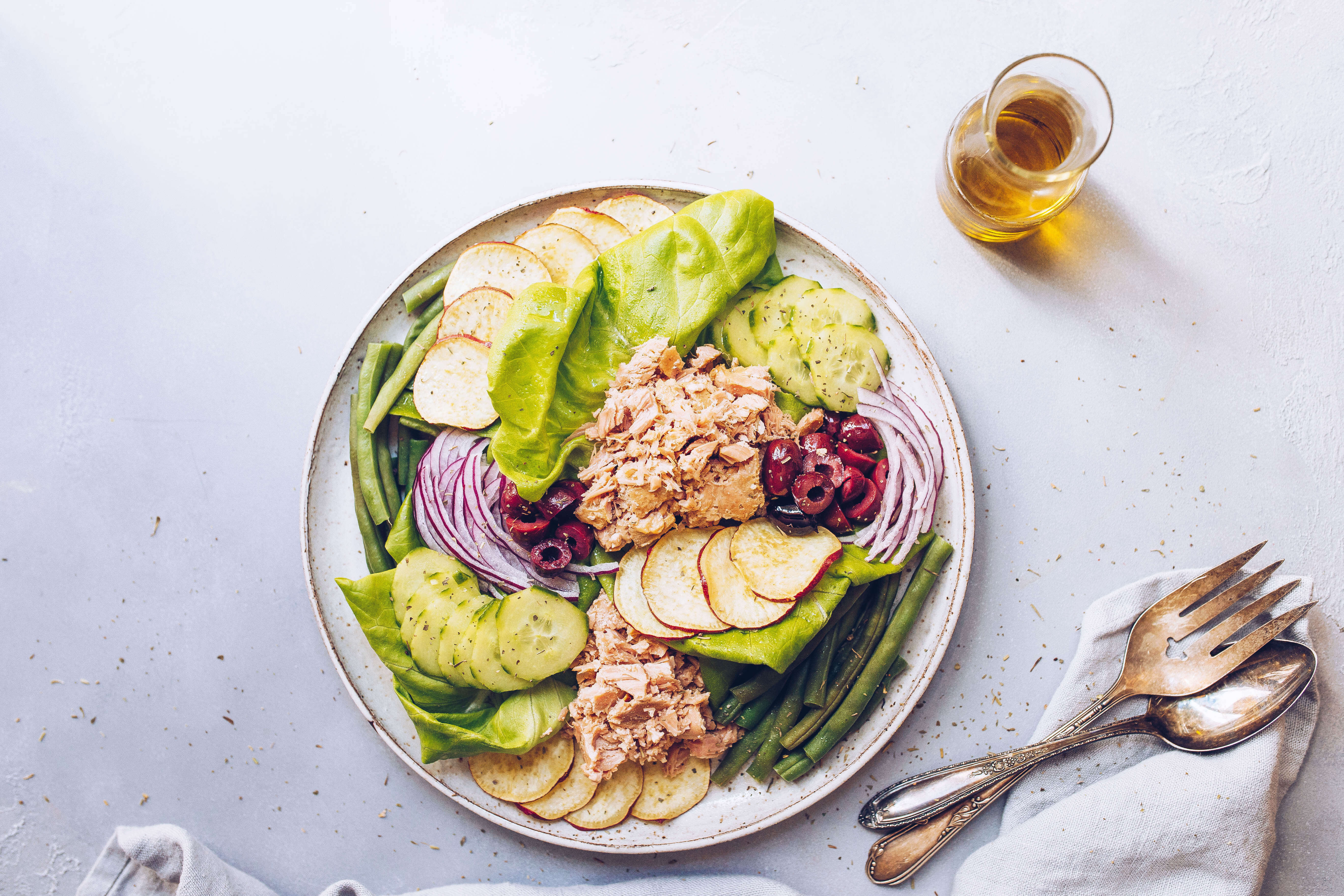 Ahi Tuna Nicoise Salad (Whole30, Paleo-, AIP-friendly) via Food by Mars