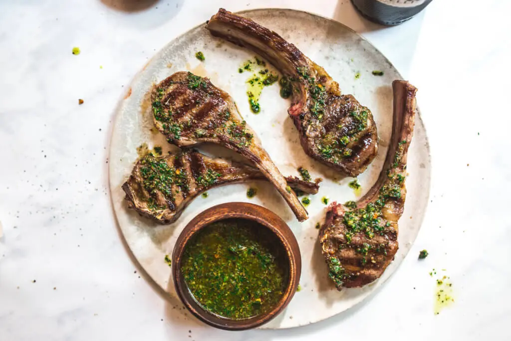 grilled baby lamb chops via Food by Mars