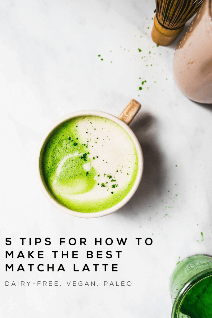 how to make the best matcha latte (dairy-free, vegan, paleo) via Food by Mars