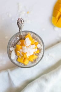 Island Chia Pudding w/ Coconut & Mango
