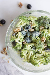 Raw Curry Broccoli Salad (V + GF)