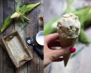 Vegan Sweet Corn Ice Cream (no churn)