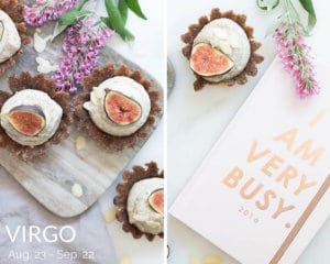 Virgo Birthday Post & Recipe: Raw Vanilla, Almond & Fig Tarts (V + GF)