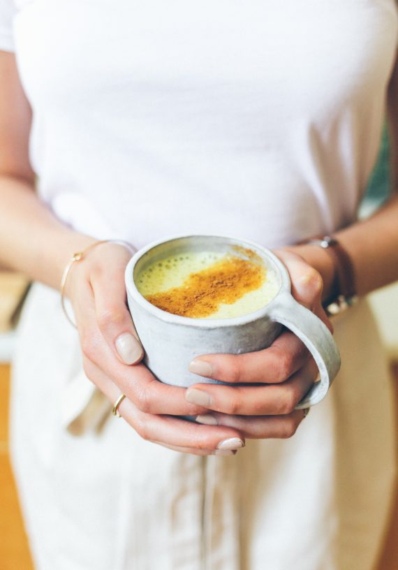 caffeine-free pumpkin spice turmeric latte