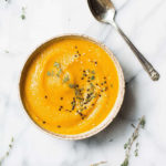 Creamy Squash, Pear and Ginger Soup (paleo, vegan, gluten-free, whole 30) via Food by Mars