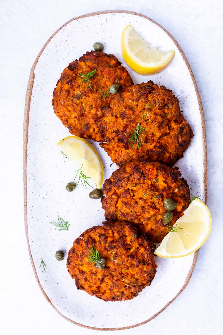 Potato-and-Wild-Salmon Cakes with Ginger and Scallions Recipe