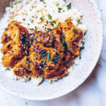 Paleo Crispy Sesame Chicken with Cauli Rice via Food by Mars