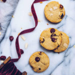 Paleo Cranberry Almond Shortbread Cookies via Food by Mars (gluten-free, grain-free, refined sugar-free)