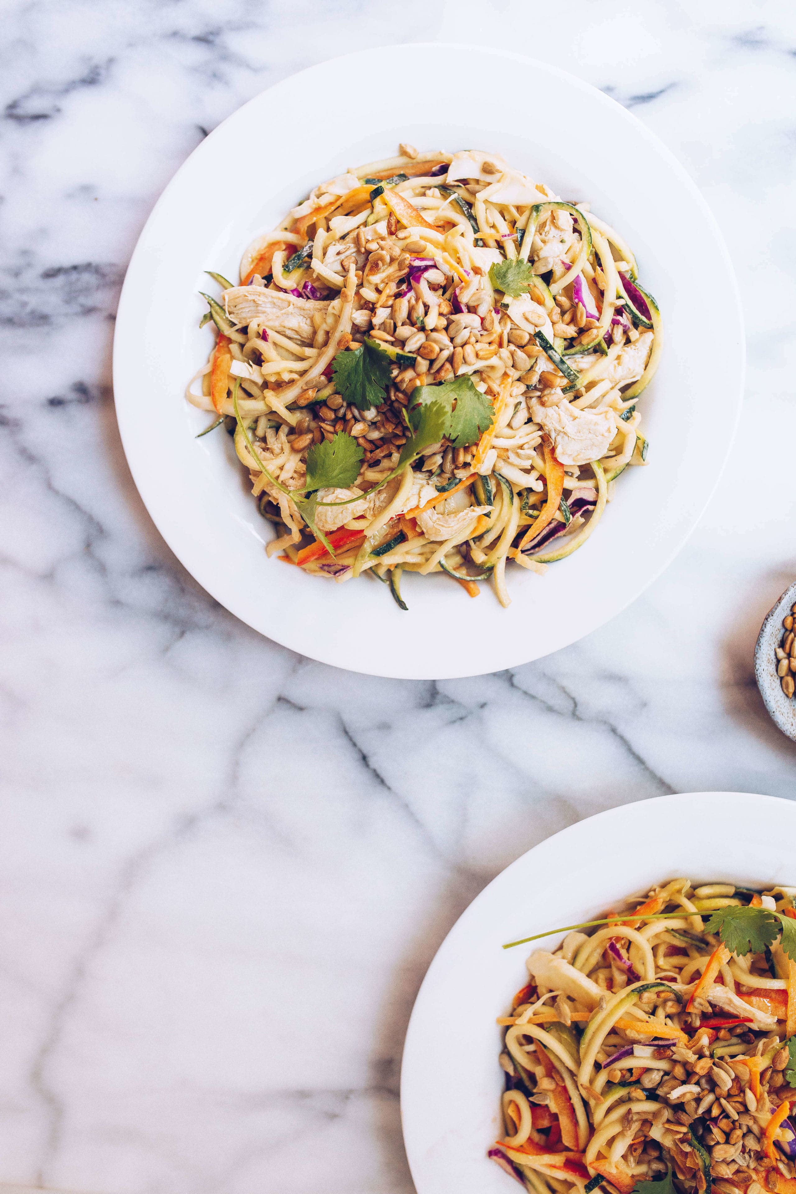 paleo sunflower seed butter pad thai (paleo, whole30) via Food by Mars