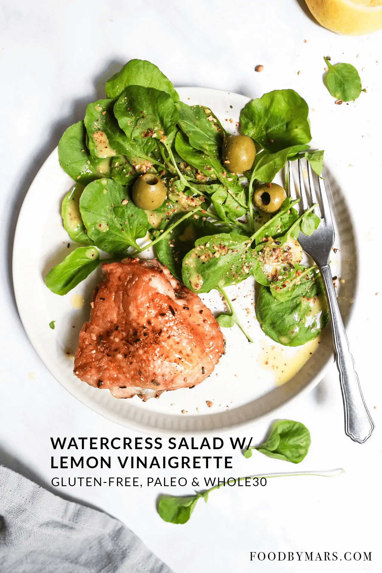 How To Make Watercress Salad with Lemon Vinaigrette recipe