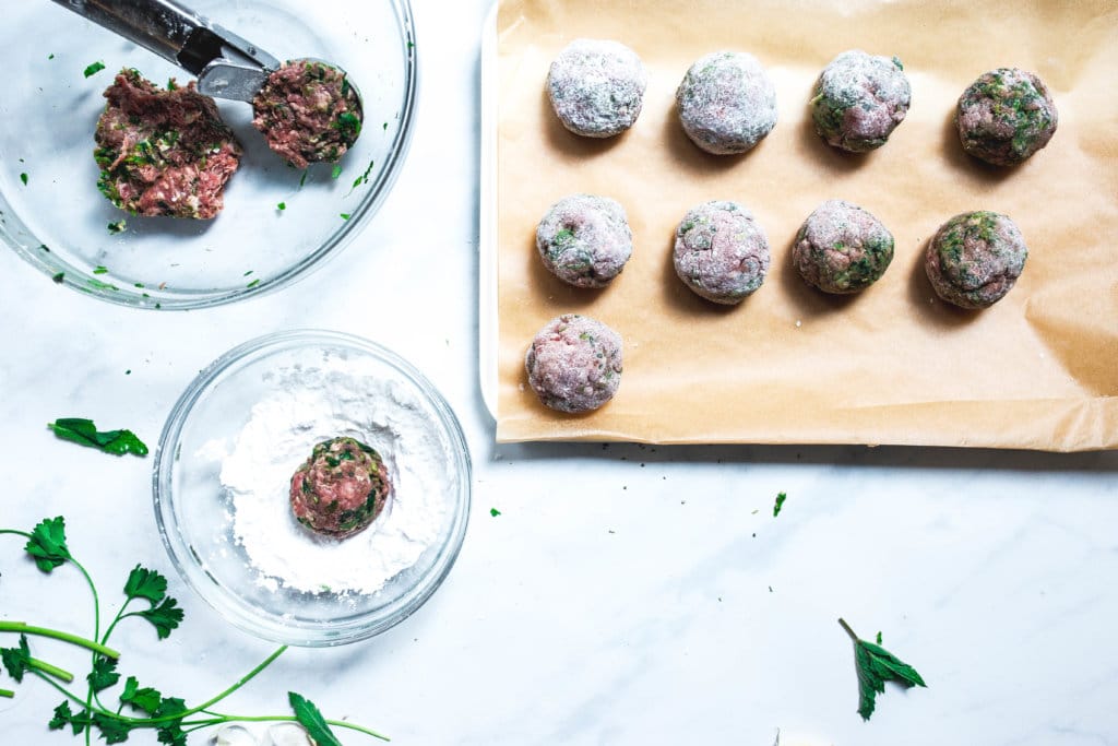 Paleo Greek Meatballs via Food by Mars (AIP, Grain-free, Gluten-free, Egg-free)