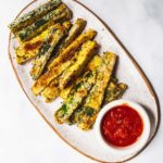 baked zucchini fries (paleo, low-carb, gluten-free) via Foodbymars