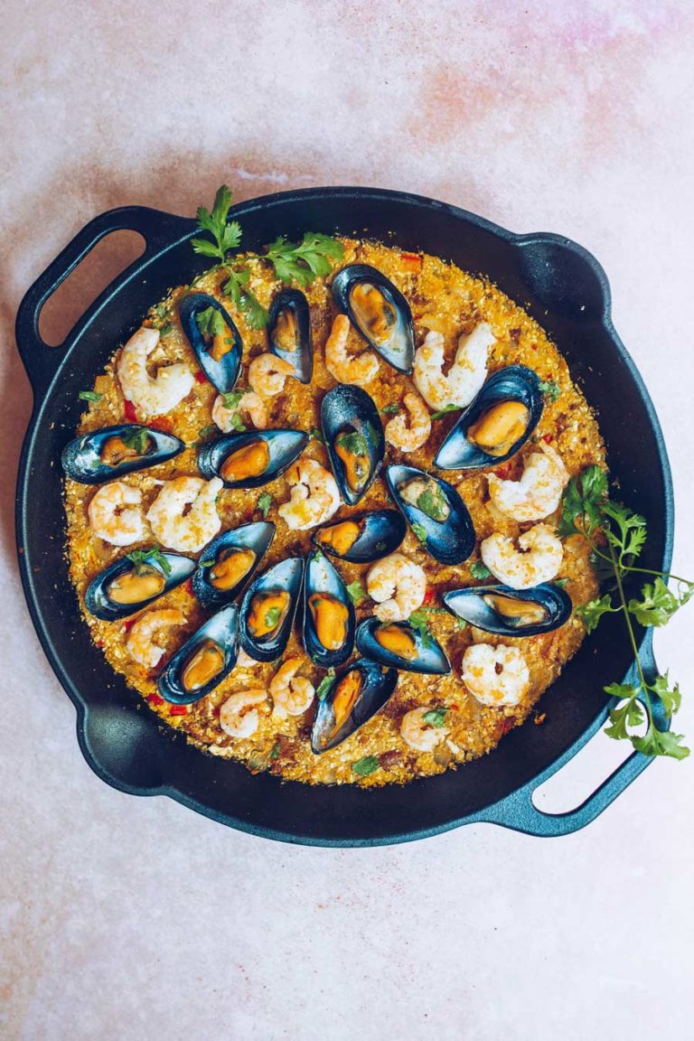 Paleo Paella (Whole30, lowcarb) Food By Mars