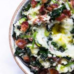 Paleo Mashed Cauliflower + Parsnip Colcannon with Bacon (AIP, Whole30) via Food by Mars