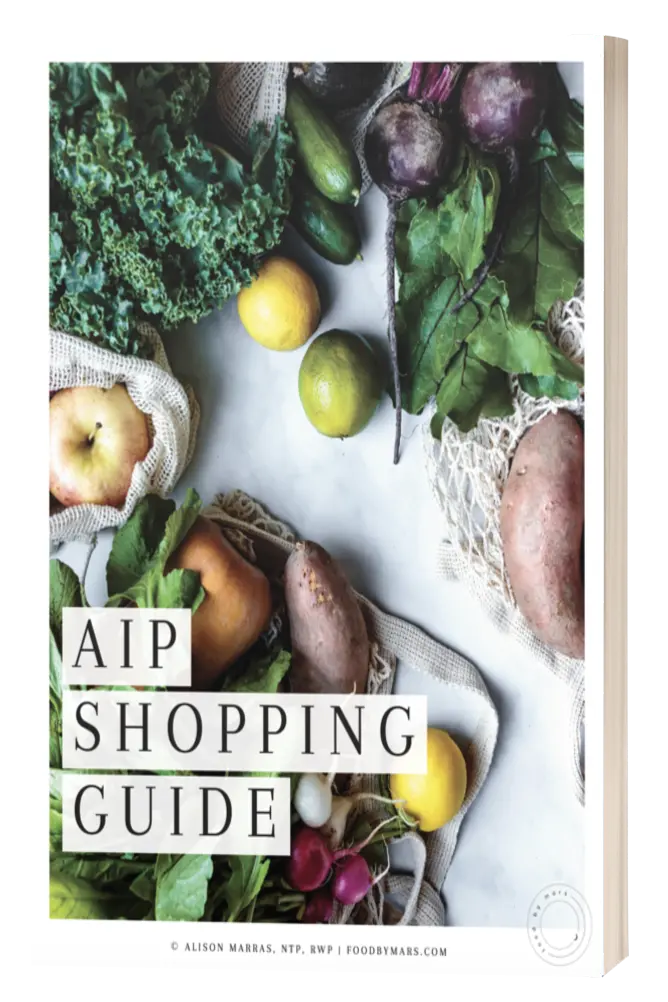 free AIP shopping list download