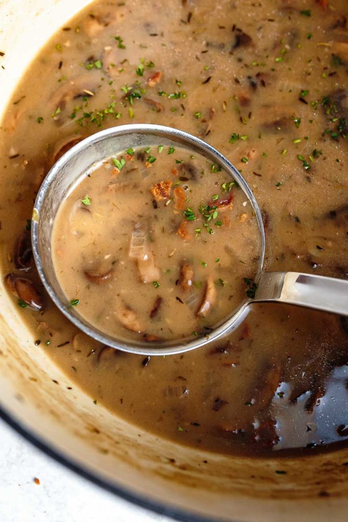 15 minute creamy mushroom blender soup (vegan paleo) - Luvele US