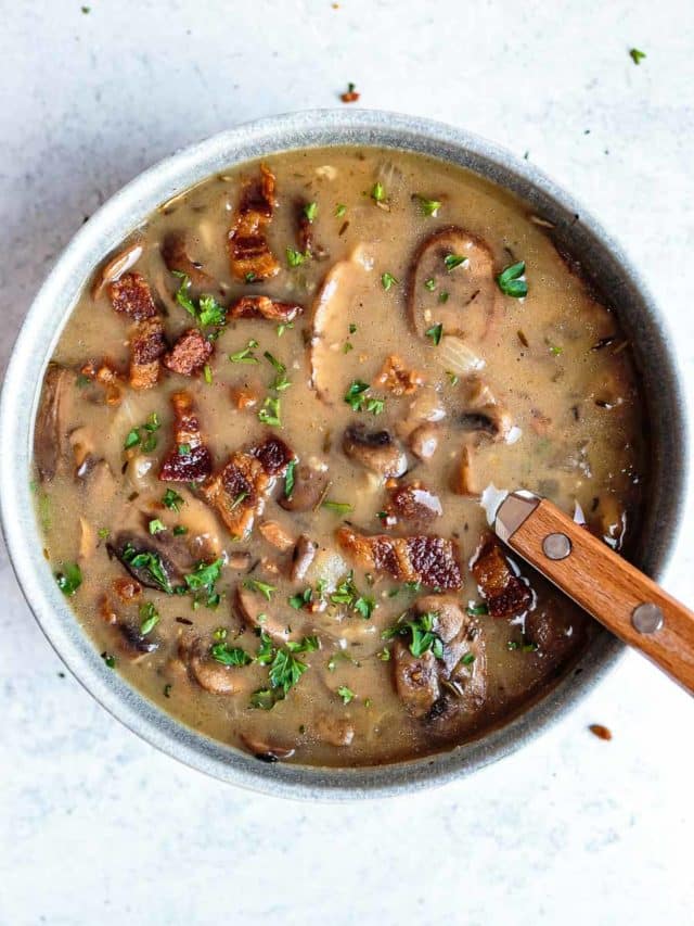 dairy-free creamy mushroom soup