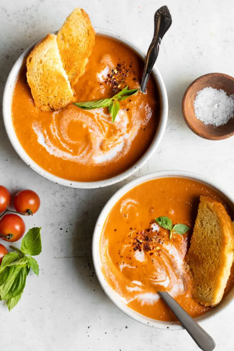 creamy tomato soup from all the healthy things