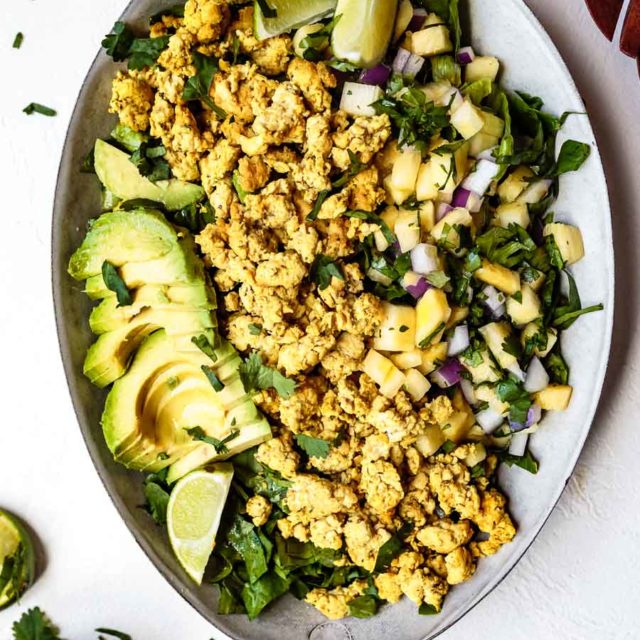 Easy Paleo Ground Chicken Taco Salad (AIP, Whole30) Food By Mars