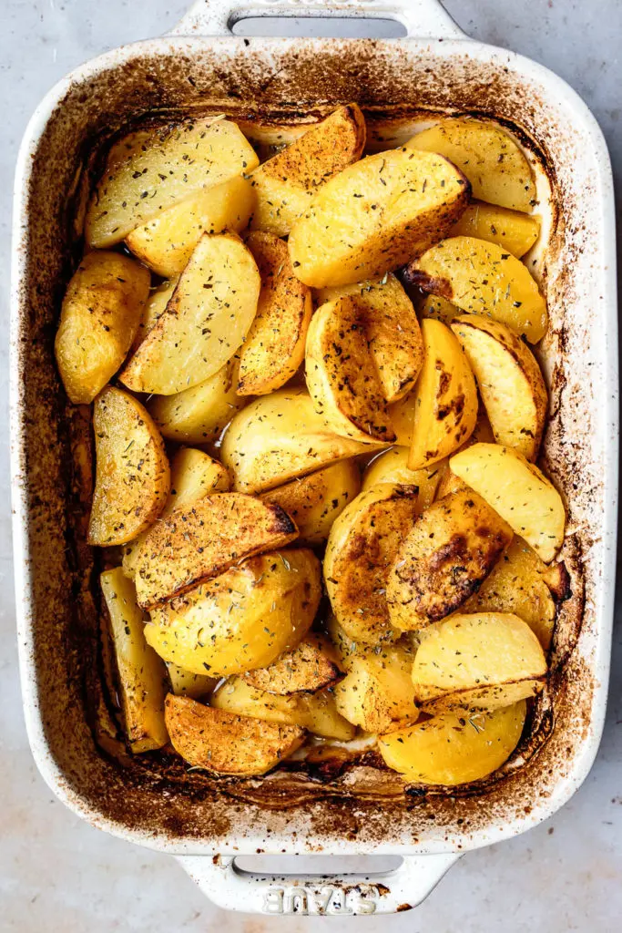 How to make Greek Lemon Roasted Potatoes Easily!