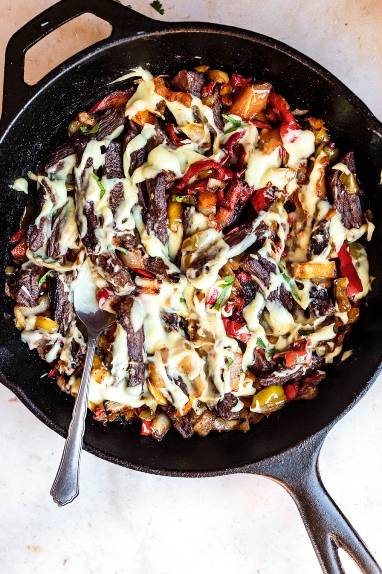 Philly Cheesesteak Skillet Recipe (Paleo and DairyFree!) Food By Mars