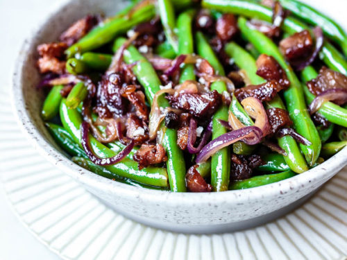 Warm Green Bean and Bacon Salad Warm Green Bean and Bacon Salad