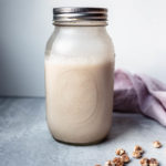 game-changing homemade tigernut milk in a mason jar