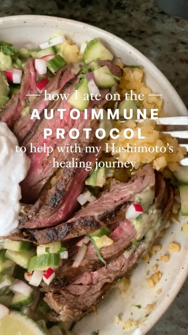 Comment👇 “AIP PLAN” and I’ll send you a free 7-day AIP meal plan with grocery list and recipes to try it for yourself! ♥️💪

Whether you’ve got an Autoimmune disease, chronic gut issues, or a lot of inflammation… if you’ve been curious about trying the diet — I got you! Besides the meal plan, I have lots of resources in my “AIP Starter Guide” and “Reintroduction Guide” to help.

The meal plan is 🔥 no matter how you eat, though 😂

AIP or the Autoimmune Protocol elimination phase is:
✅ gluten-free
✅ dairy-free
✅ paleo
✅ nightshade-free
✅ egg-free
✅ nut/seed-free
✅ legume-free
✅ soy-free

But I make it taste good ✌️

#aipdiet #autoimmunedisease #autoimmuneprotocol #aiprecipes #mealplan #aipmeals #hashimotosdisease #ibs #crohnsdisease #celiacdisease #multiplesclerosis #GERD