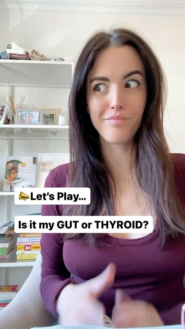 The game where nobody wins!!😂🤪 no but really… my thyroid girlies get it. Sometimes it feels like a game of whack-a-mole with these symptoms that could be stemming from a million “root causes”, right?

We see this in my coaching practice regularly and hell, I’ve been there too. As mentioned in my previous post… there’s a chicken and egg thing happening with many of these symptoms because of the thyroid-gut connection.

🙋🏻‍♀️Come to my Thyroid-Gut Connection coaching call this Monday to see what we do about it using Nutritional Therapy. 

👇Comment “ZOOM” and I’ll send you the registration link!

#hashimotosthyroiditis #thyroidproblems #gutproblems #guthealthforwomen #ibsgirl #sibodiet #hypothyroid