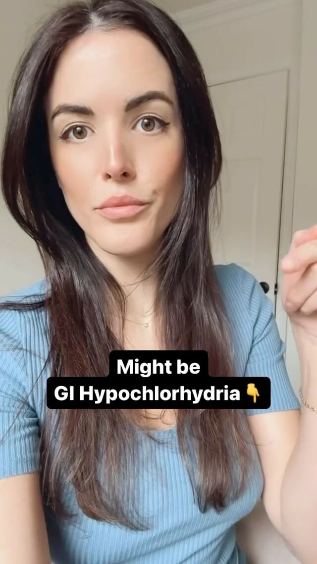 What’s GI Hypochlorhydria? It’s low/weak stomach acid and it’s something I commonly see in my practice.

Common causes/contributors:
🦋Low thyroid function (hypothyroid and Hashimoto’s)
👀Standard American Diet or high sugar foods
🫣Rushed, mindless eating
👇Low zinc or B vitamins
💊PPI drug usage
😓Chronic stress

And because digestion is a north to south process and this is an Upper GI issue, we need to address this before and alongside treating any acute issues like dysbiosis and overgrowths or SIBO, Candida, H.Pylori and parasites or they’ll come right back.

Stomach acid is super important to both break down food and disinfect it before. We need it!

There’s a lot we can do from a holistic standpoint that needs to be happening regularly to both heal and maintain strong stomach acid and so much can unlock when it’s happening!

👋Need support with a personal roadmap heal your gut at a root cause level? Comment “THRIVE” to chat and see how I can support you.

#ibs #guthealth #sibo #bloatedbelly #bloatingrelief #hashimotosthyroiditis #autoimmune #digestion