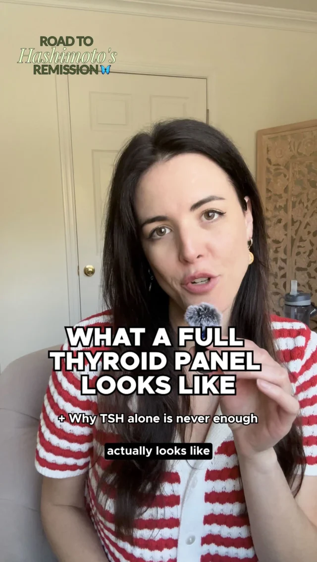 👉Get the full blood panels with optimal vs. “normal” ranges in my Hashimoto’s Healing Cheat Sheet. Comment “CHEAT SHEET” and I’ll send it right over.

#hashimotos #autoimmunedisease #aipdiet #hypothyroid #hypothyrodisim