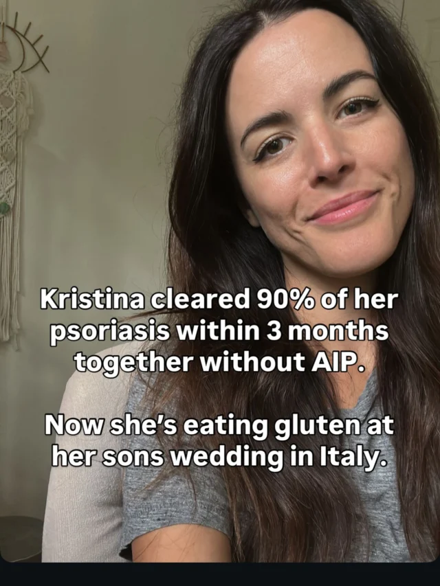 Kristina’s story is one I’ve seen play out dozens of times.
Not because AIP is bad… it can be a useful short-term tool. 

But because restriction without an expiration date and without healing what’s underneath... just delays the problem while quietly shrinking someone’s world.

Food freedom isn’t a reward for perfect discipline. It’s the outcome of a gut that’s actually been healed and better than that is more resilient 💪.

If Kristina’s story sounds familiar, I want you at my free live webinar on June 2nd.

👉 Comment FREEDOM and I’ll send you the registration link: two times available, 12pm and 5pm EST. Pick what works for you.

#guthealing #hashimotos #foodsensitivities #psoriasis #autoimmunedisease