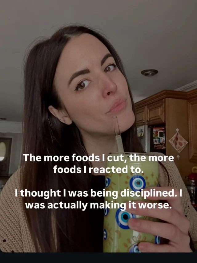 If your reaction list has gotten longer over time, not shorter or you’re stuck in an elimination diet rollercoaster… this is for you.

I spent years adding foods to my “can’t eat” list thinking I was being responsible. I wasn’t connecting the dots that every elimination without healing the terrain underneath was just making my gut more reactive, not less.

Stop overcorrecting with elimination diets. I’m teaching exactly how to overcome this, the symptoms, the drama on June 2nd in my new class.

👉Comment FREEDOM for the link to save your spot🎉

#hashimotos #guthealth #foodsensitivities #autoimmunedisease #guthealingfoods