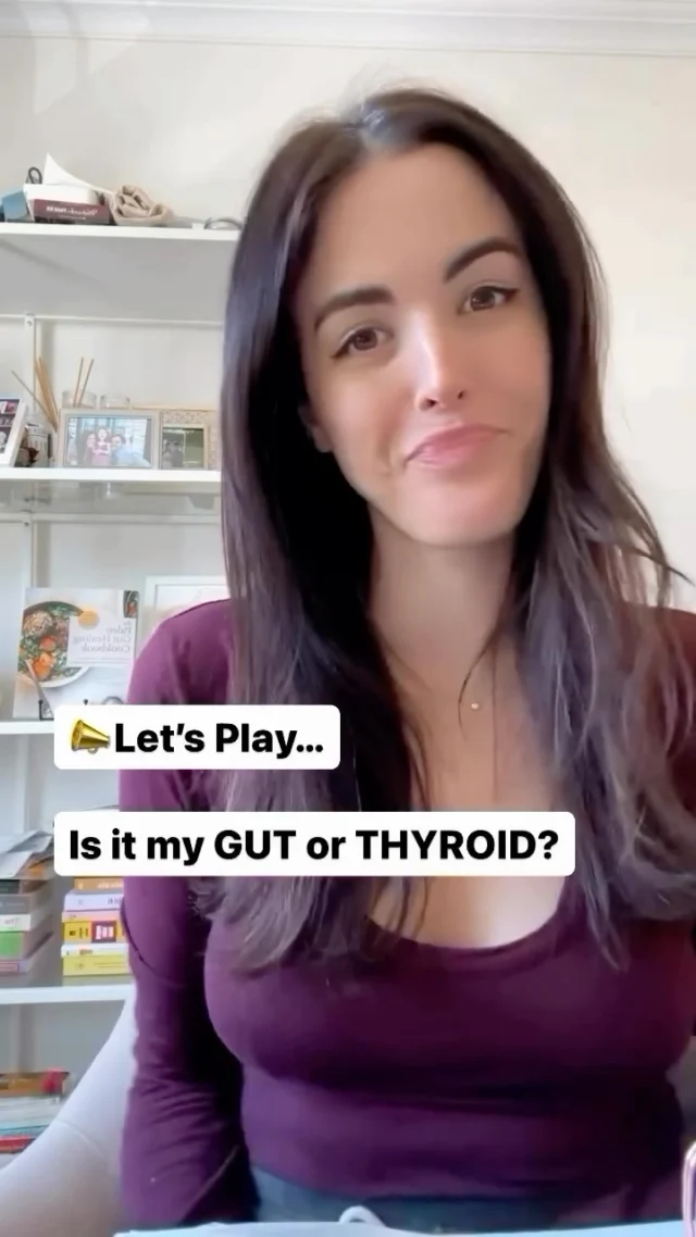 👉Comment AUDIT to join me TUESDAY, AUG. 18 and lets detangle this.

🦋💩🙄The game where nobody wins!! Lol 😂 JK no but
really... my thyroid girlies get it. Sometimes it feels like a game of whack-a-mole with these symptoms that could be stemming from a million “root causes”, right?

We see this in my coaching practice regularly and hell, l’ve been there too. 

As mentioned in my previous post... there’s chicken and egg thing happening with many of these symptoms because of the thyroid-gut connection.

Come to my Thyroid-Gut Connection coaching call this
Monday to see what we do about it using Nutritional Therapy.

Comment “AUDIT” and I’ll send you the registration link!

#hashimotosthyroiditis #thyroidproblems #gutproblems #guthealthforwomen #ibsgirl sibodiet aipdiet